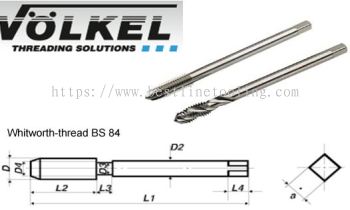 Machine Taps - Left Hand (BSW) - ISO 529