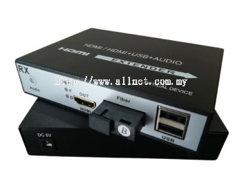 HDMI TO FIBER CONVERTER (WITH USB)