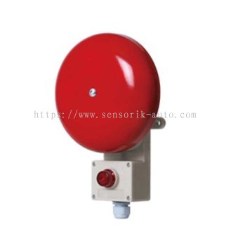 SAB200 Heavy Duty Alarm Bell & Beacon Combinations for Marine and Heavy Industrial Applications  Weatherproof Beacon Sounder / Audible & Visual Alarm Max.95dB