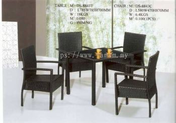 SL-DS8843 Garden Set Chairs and Table