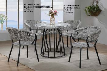 SL-G31004TABLE/31006CHAIR  Garden Set Chairs and Table 