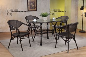 SL-G30022 TABLE/G30029CHAIR Garden Set Chairs and Table (