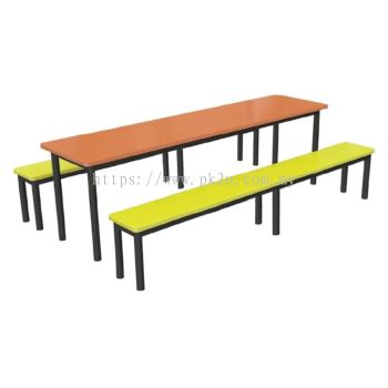 FRP-D4-8 - 8 Canteen Table Seater Set