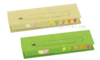 ECO045 Sticky Note Set with Pen