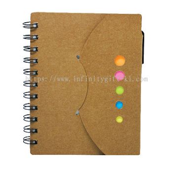 ECO056 Sticky notepad with Pen