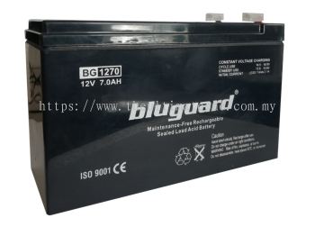 BLUGUARD 12V 7.0AH Rechargeable Seal Lead Acid Backup Battery - Autogate  Alarm Backup