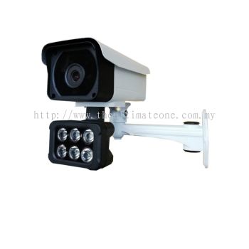 Intelligent Black Light Full Color IP Camera H265+ 1080P