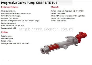 Progressive Cavity Pump KIBER NTE TUB