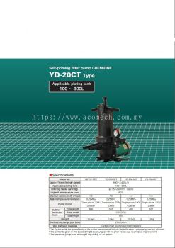 SELF-PRIMING FILTER PUMP CHEMIFINE