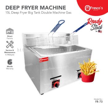 15L Deep Fryer Big Tank Double Machine