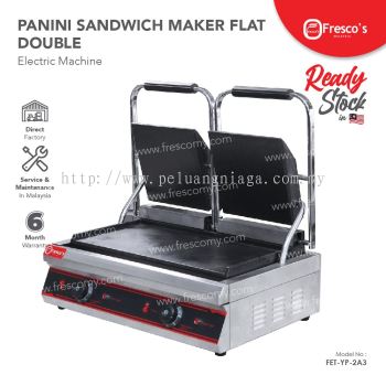 Panini Sandwich Maker Flat Double