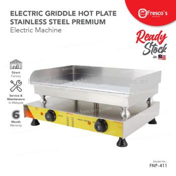 Electric Griddle Hot Plate Stainless Steel Premium 
