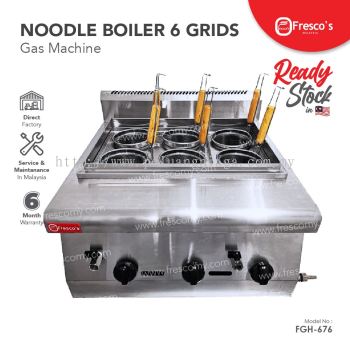 PASTA NOODLE BOILER 6 GRIDS GAS 