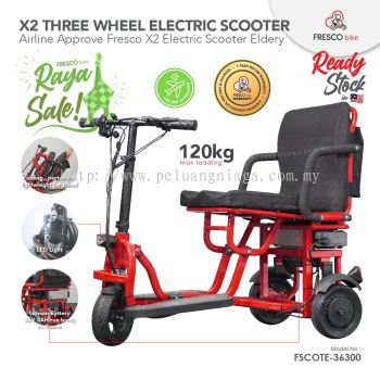 Fresco Three Wheel Scooter Electric Wheelchair X2