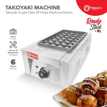 Takoyaki Machine Electric Single plate , 28 Hole