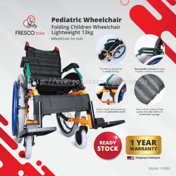 Pediatric Children Wheelchair Folding Lightweight 13kg