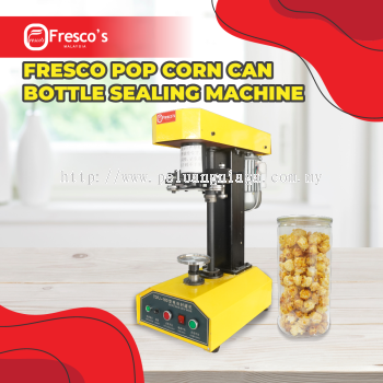 FRESCO POP CORN CAN BOTTLE SEALING MACHINE Yellow