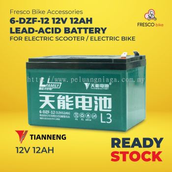 Tianneng 6-DZF-12 12V 12AH for Electric Bike