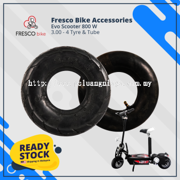 Evo Scooter 800 W 3.00-4 Tyre & Tube
