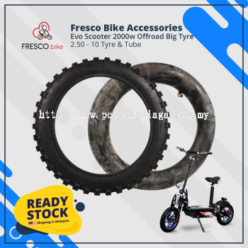 Evo Scooter 2000w 2.50 - 10 Tyre & Tube