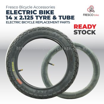 Electric Bicycle Tyre & Tube 14x2.125 Electric Bike