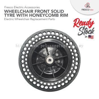 Front Solid wheelchair Tyre With Honeycomb 200 x 50