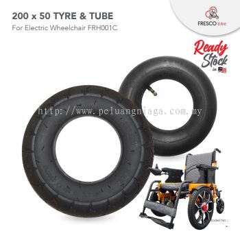 FRH001C 200 x 50 Tyre & Tube (Back tyre)