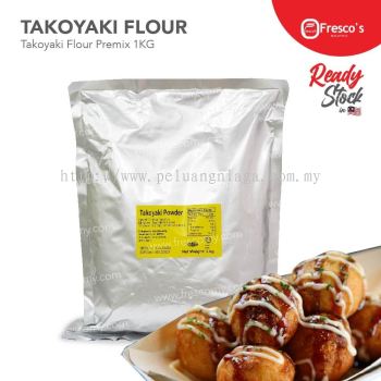 Fresco Takoyaki Flour 1KG Tepung Takoyaki Pre-Mix 1kg