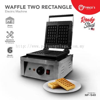 Waffle Two Rectangle Machine