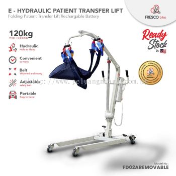 Folding Electric Hydraulic Patient Transfer Lift Rechargeable Battery Patient Hoist Lifting Device f