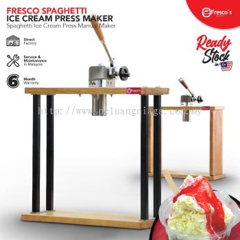 Fresco Spaghetti Ice Cream Press Maker Gelato Noodle Ice Cream Maker