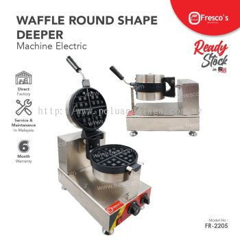 Waffle Round Shape Deep Maker Machine