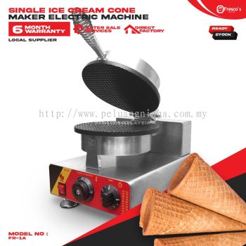 Waffle Ice Cream Cone Maker Machine Electric Commercial