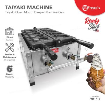 Waffle Taiyaki Fish Open Mouth Deeper Machine GAS 