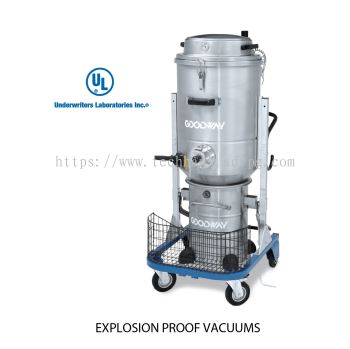 DV-AV-EP – Explosion-Proof Industrial Vacuum, Dry Pickup, Air-Powered