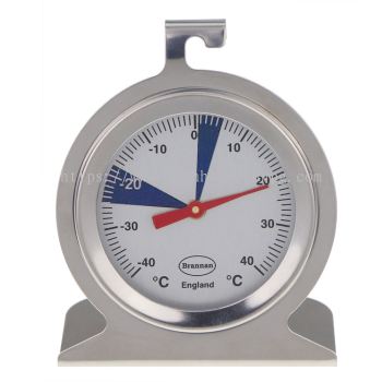 Stainless Steel Dial Freezer/Fridge Thermometer - 50mm