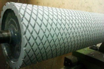 Rubber Roller With Diamond Square