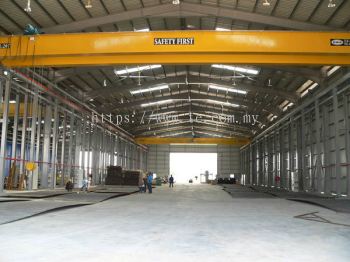 20 TON DOUBLE GIRDER OVERHEAD CRANE .  SPAN 24 M - 2 UNIT