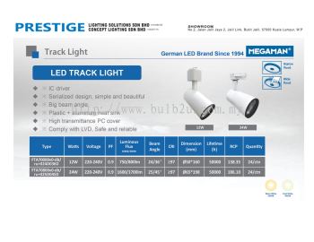 Track Lights with built in LED