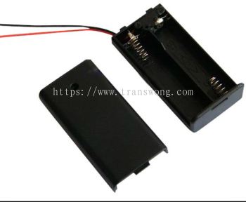 Battery Holder (AA) with Cover