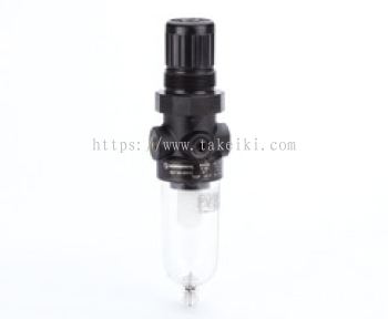 B07 Series filter/regulator, G1/4, 0.3-7 bar, manual drain, 5&#181;m filter element, without gauge