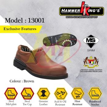 HAMMER KING'S 13001 Safety Shoes - Exclusive Features