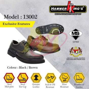 HAMMER KING'S 13002 Safety Shoes - Exclusive Features