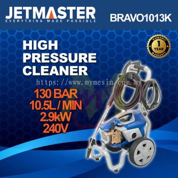 JETMASTER BRAVO1013K High Pressure Cleaner c/w Standard Accessories [Code: 9571]