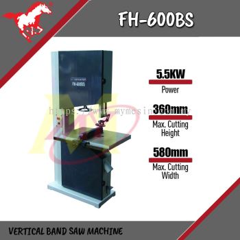 FORMAHERO FH-600BS Vertical Bandsaw with 5.5Kw 415V Motor