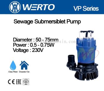 Werto VP Series Sewage Submersible Pump