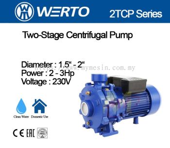 WERTO 2TCP Two-Stage Centrifugal Pump