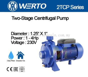 WERTO 2TCP Two-Stage Centrifugal Pump