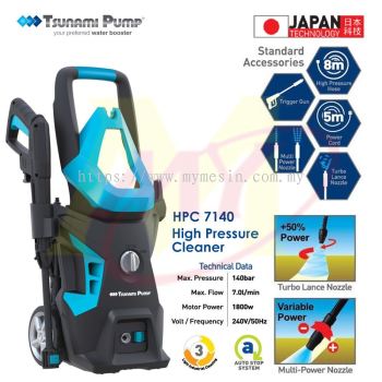 Tsunami HPC7140 Water Jet High Pressure Cleaner 140BAR