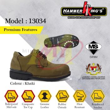 HAMMER KING'S 13034 Safety Shoes - Premium Features (Low Cut)